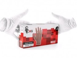 Jednorázové vinylové a jemné púdrové rukavice